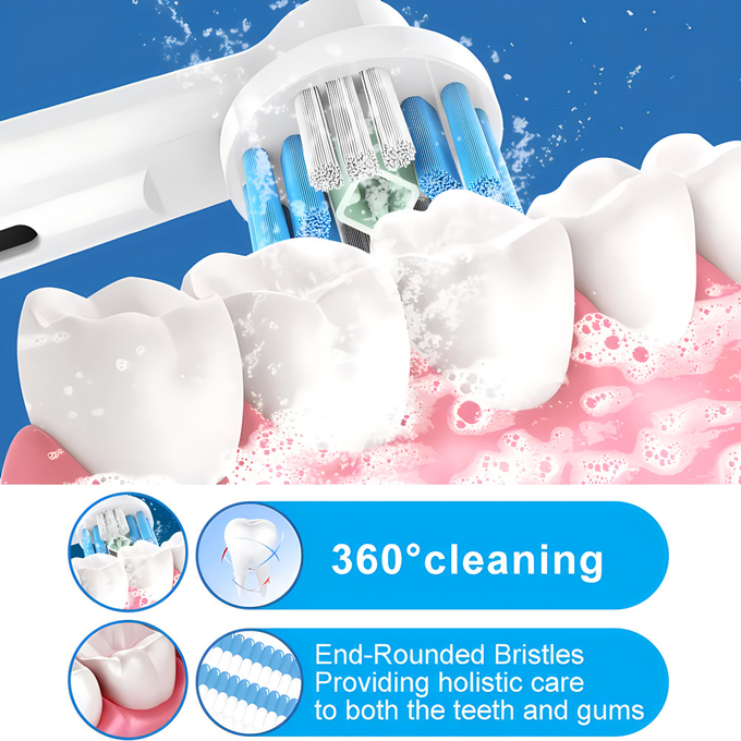 Oralchip Электрические головки зубной щетки Замена головки зубной щетки на складе 3